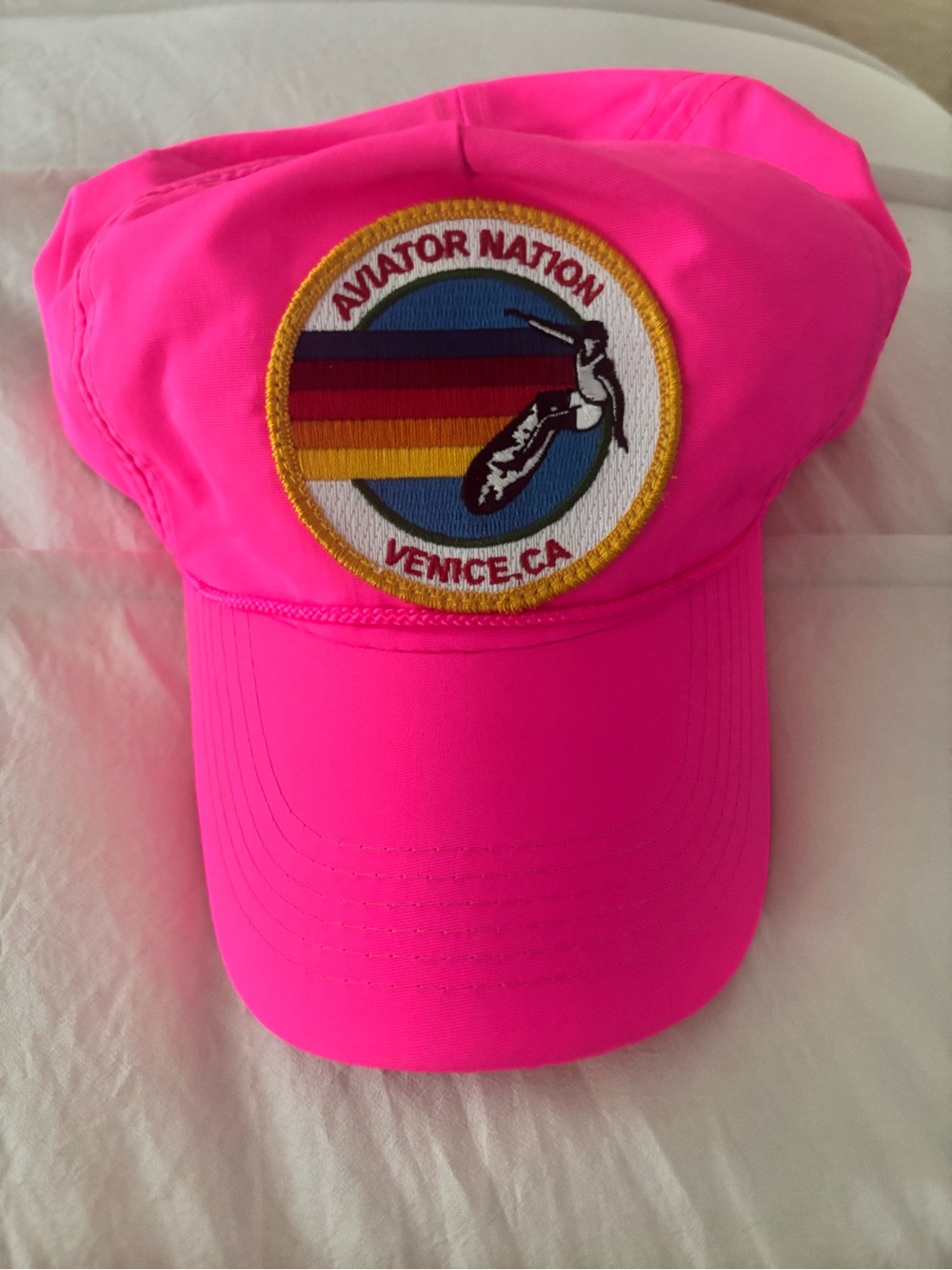 MVMT Neon Pink Trucker Cap